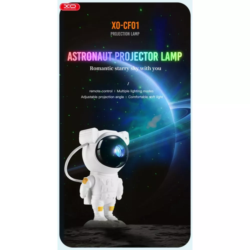       Нощна лампа Астронавт XO Astronaut Star Projector - CF1