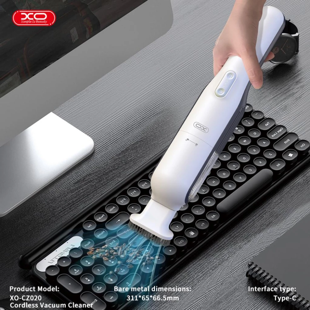 Преносима прахосмукачка Vacuum Car/ Home Cleaner XO -  CZ020, безжична 5000mAh