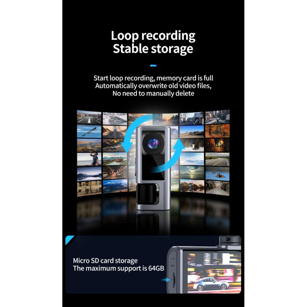 Видеорегистратор XO Dash Camera -  XJ03, 1080p