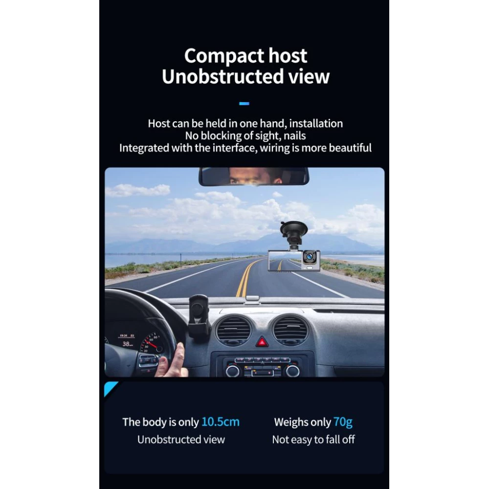 Видеорегистратор XO Dash Camera -  XJ03, 1080p