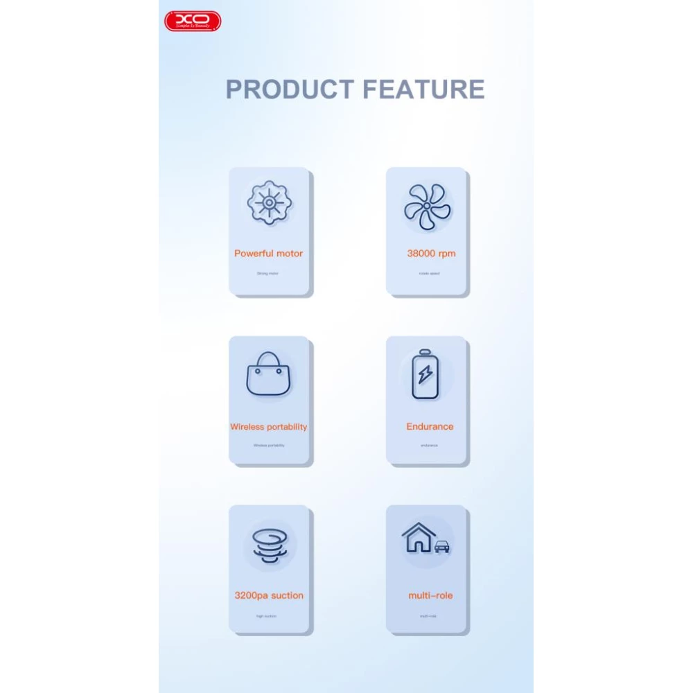 Преносима прахосмукачка Car Vacuum Cleaner XO -  CZ007