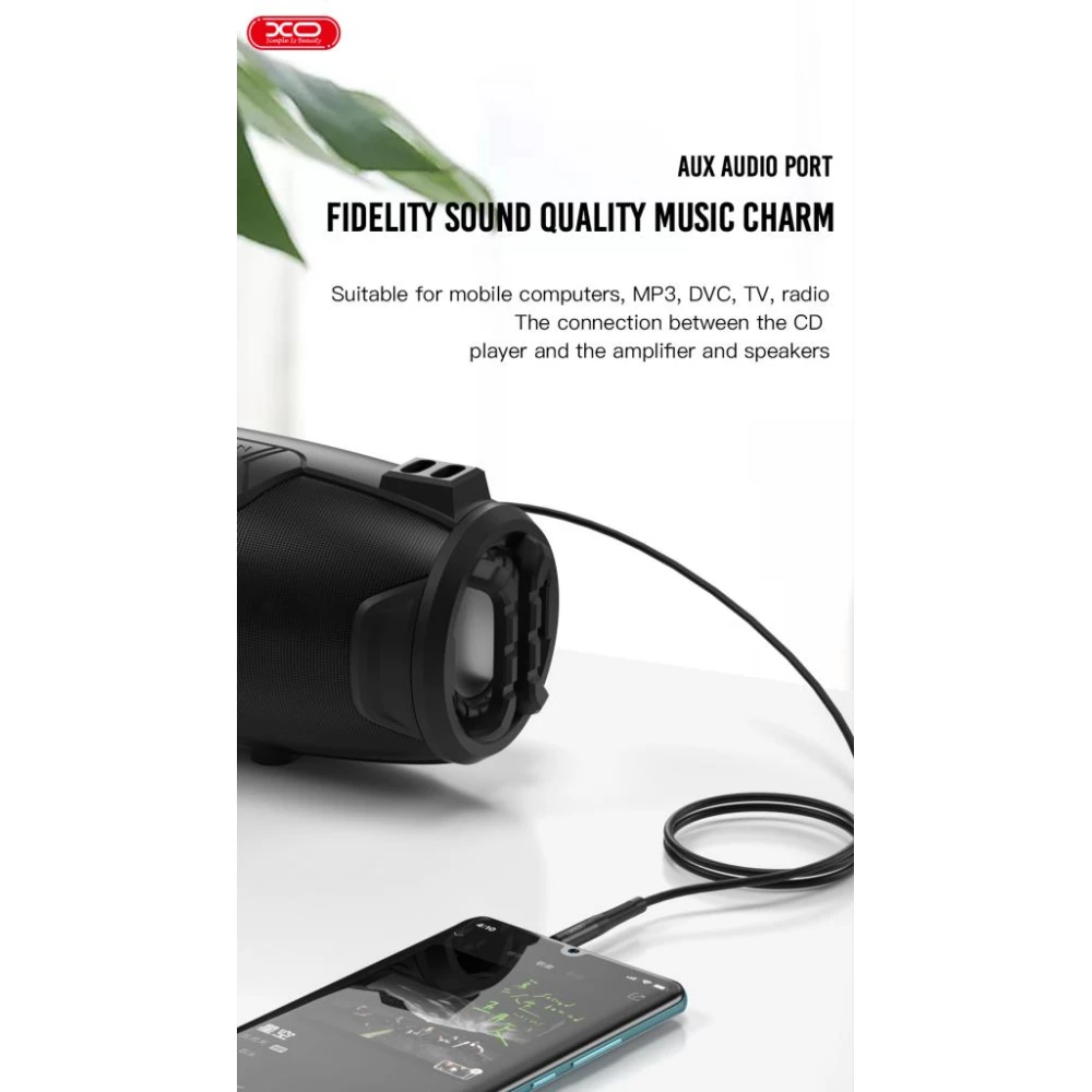 Кабел XO - NB-R175B AUX, 2 метра