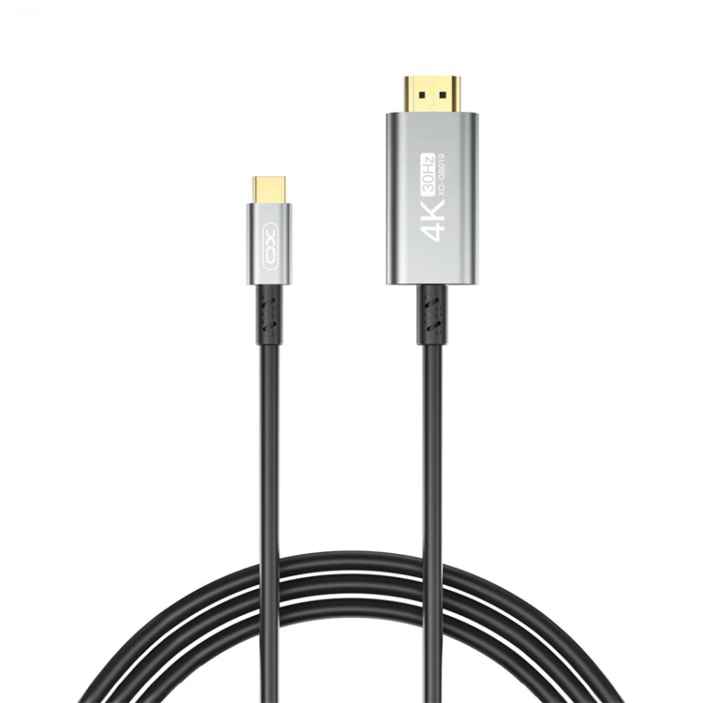 Кабел Type-C към HDMI, XO - GB019, 1.8 метра