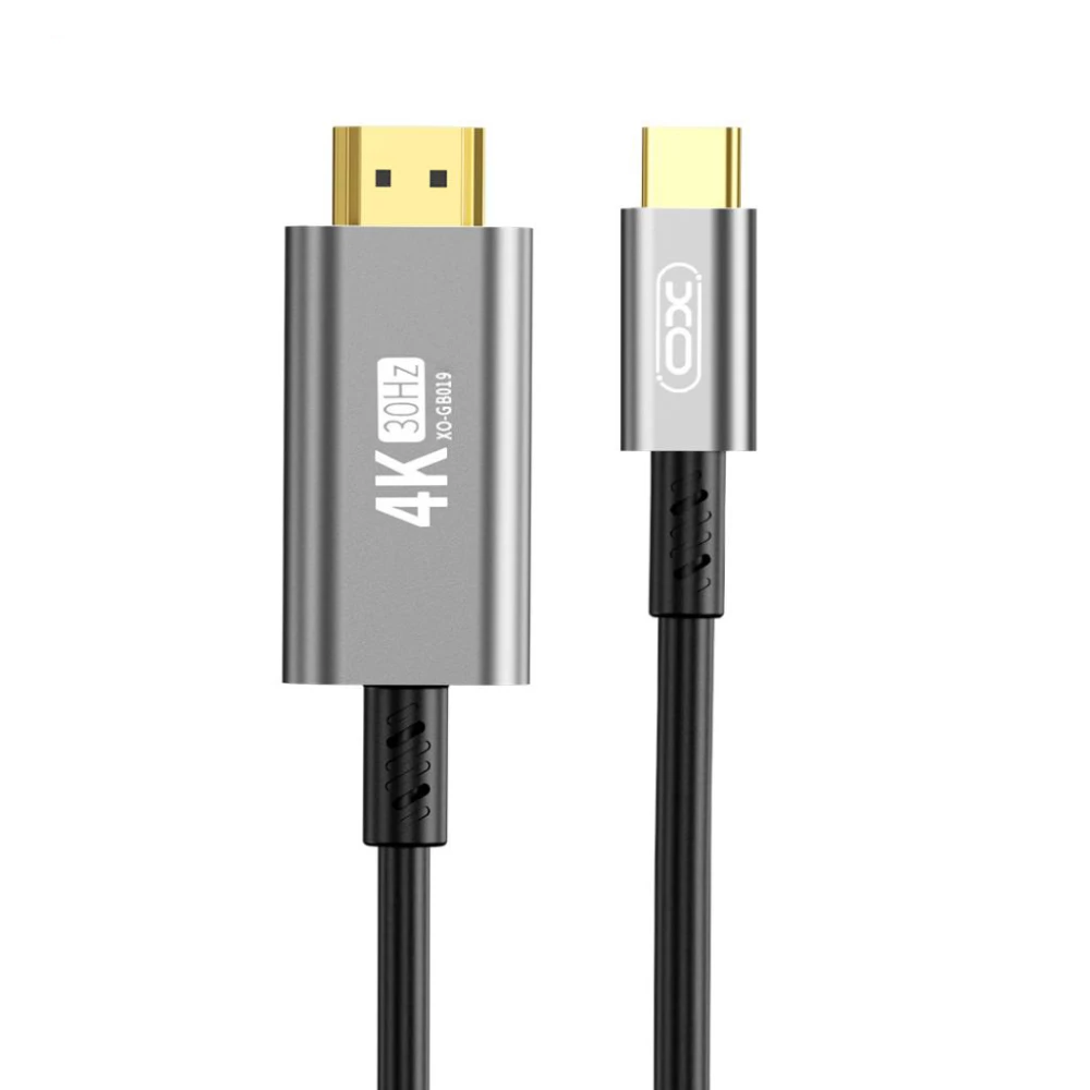 Кабел Type-C към HDMI, XO - GB019, 1.8 метра