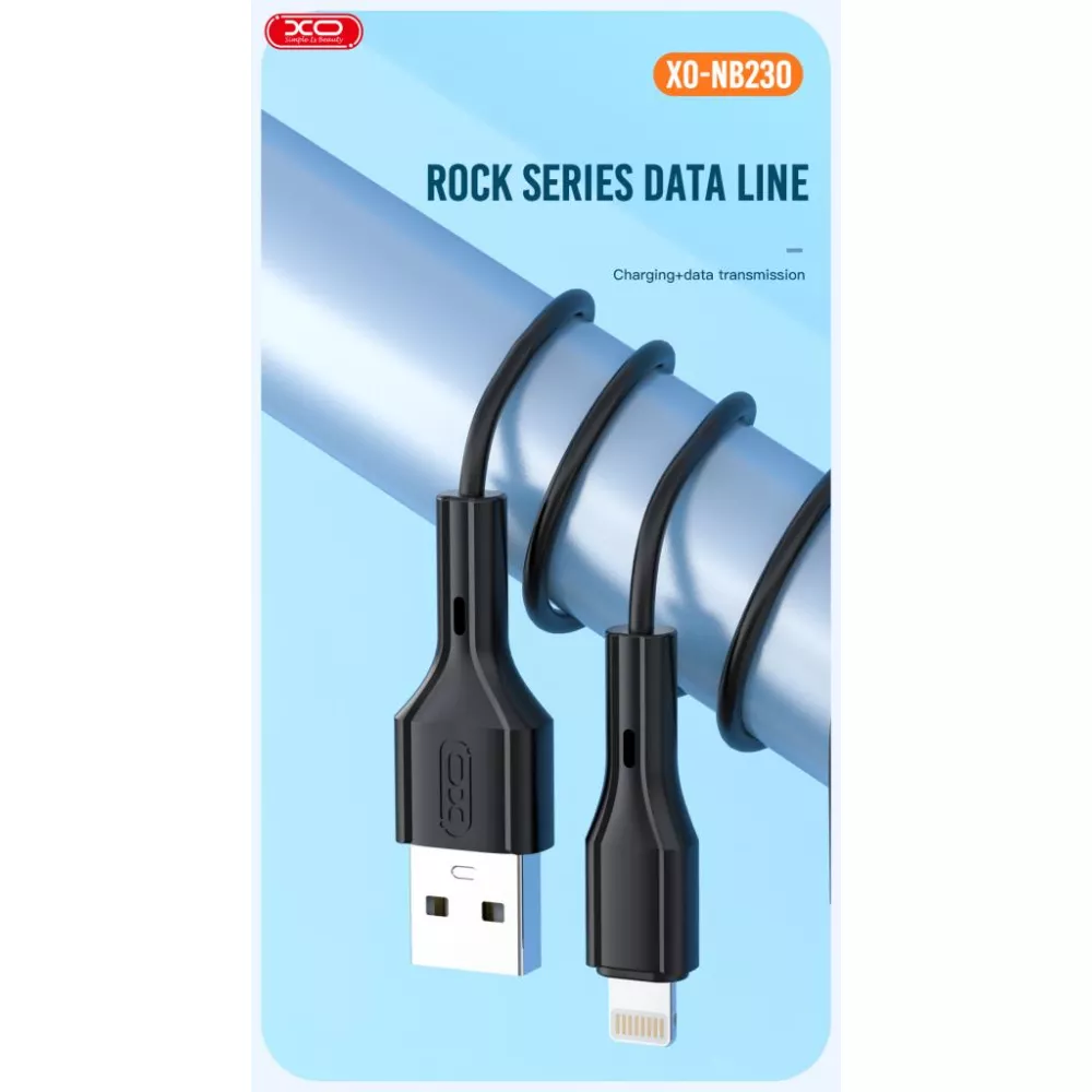 Кабел XO - NB230, 60W USB-A към Type-C, 2.4A, 1 метър