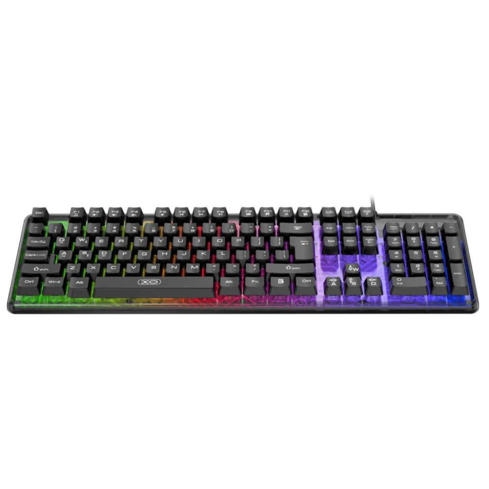 Геймърска клавиатура XO - KB-04 Triple color light