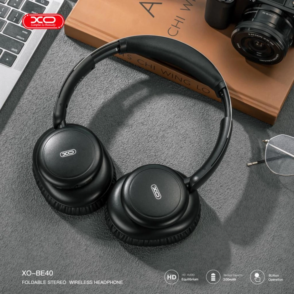 Bluetooth слушалки HF XO - BE40, OVER-EAR, ANC
