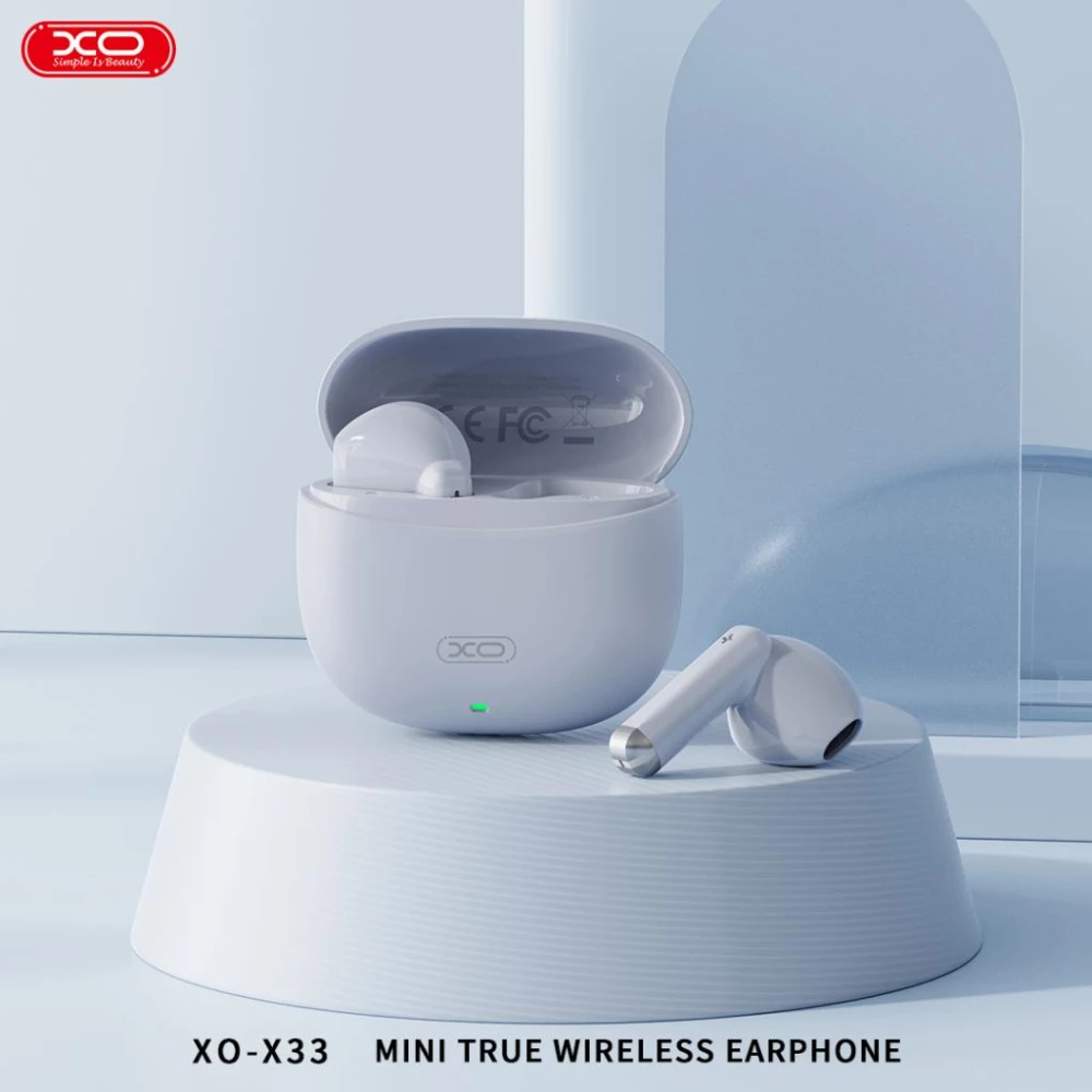 Слушалки HF XO - X33 Mini Jade Crystals, TWS, с Bluetooth