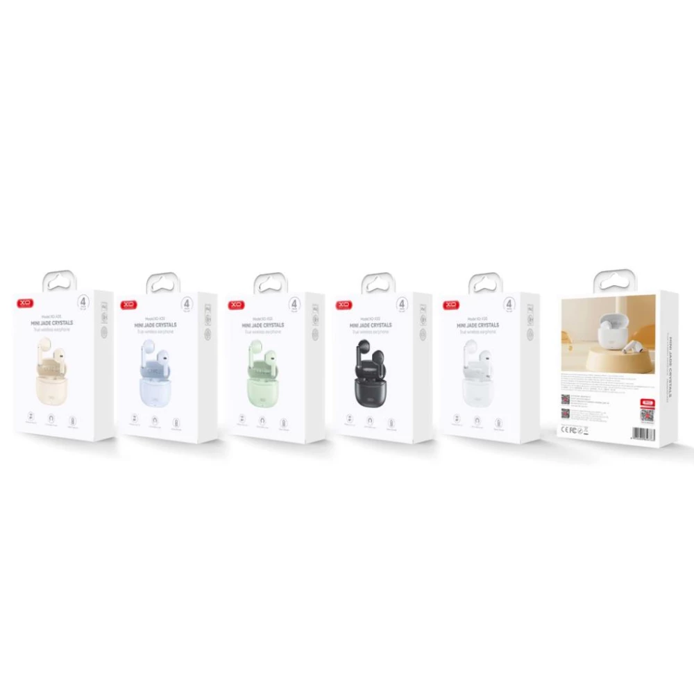 Слушалки HF XO - X33 Mini Jade Crystals, TWS, с Bluetooth