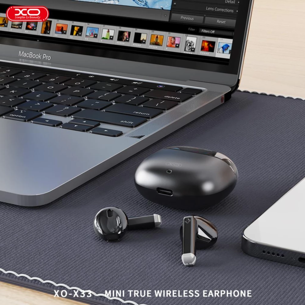 Слушалки HF XO - X33 Mini Jade Crystals, TWS, с Bluetooth