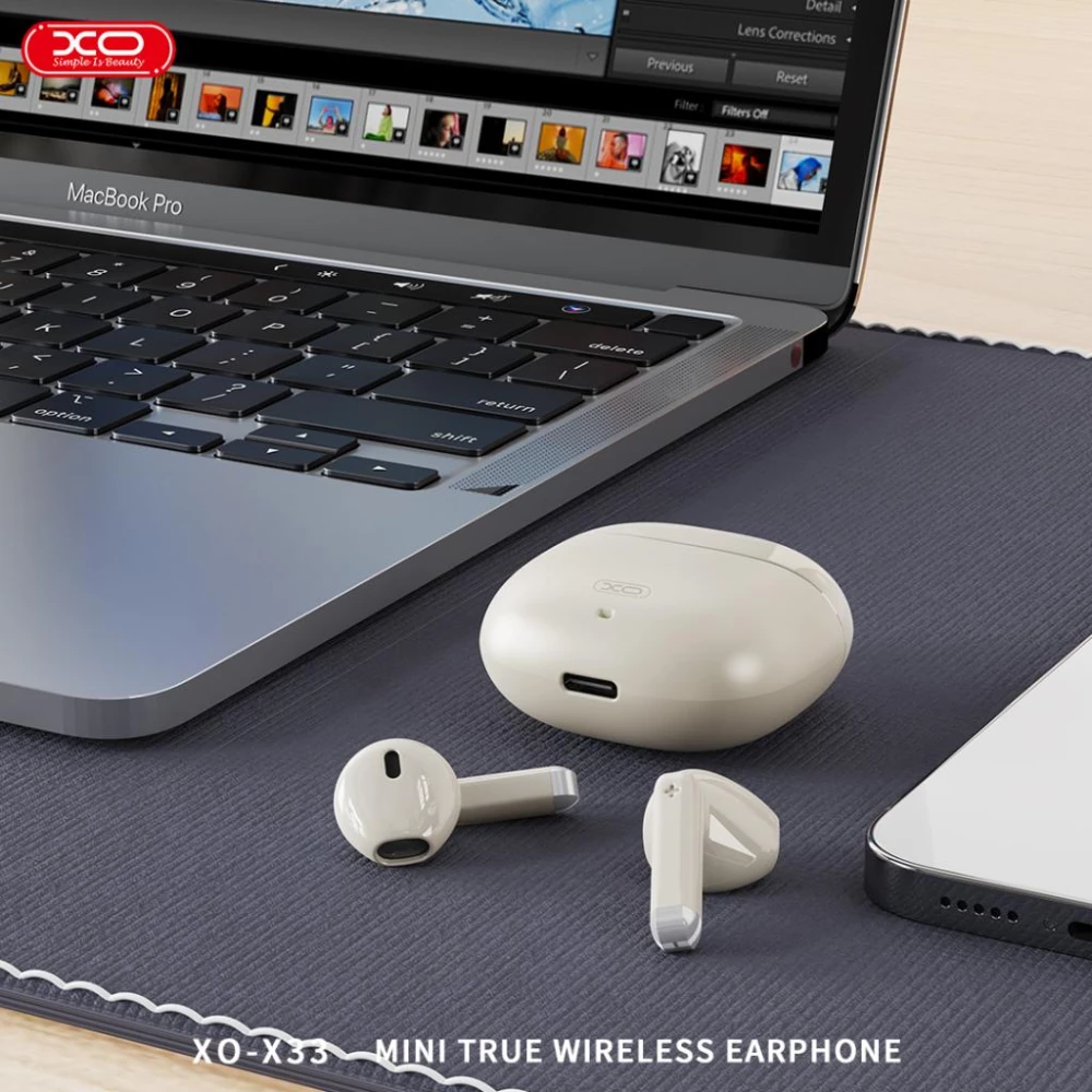 Слушалки HF XO - X33 Mini Jade Crystals, TWS, с Bluetooth