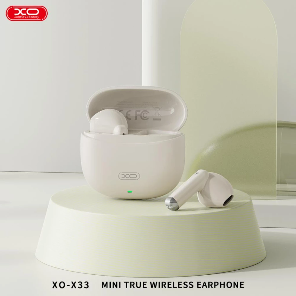 Слушалки HF XO - X33 Mini Jade Crystals, TWS, с Bluetooth