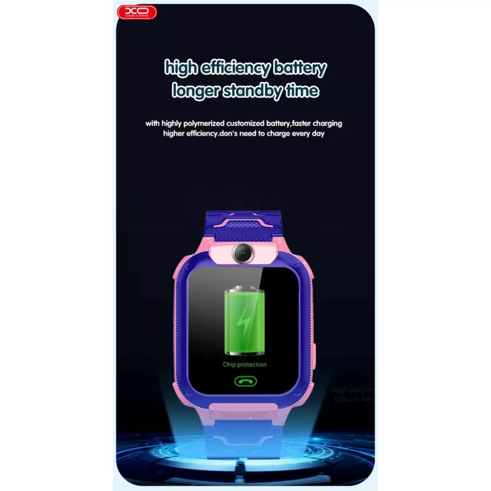 Детски смарт часовник XO - H100 2G