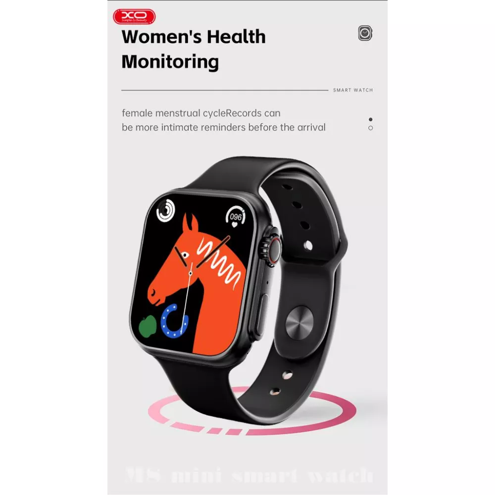  Смарт часовник XO - M8 Mini - Черен