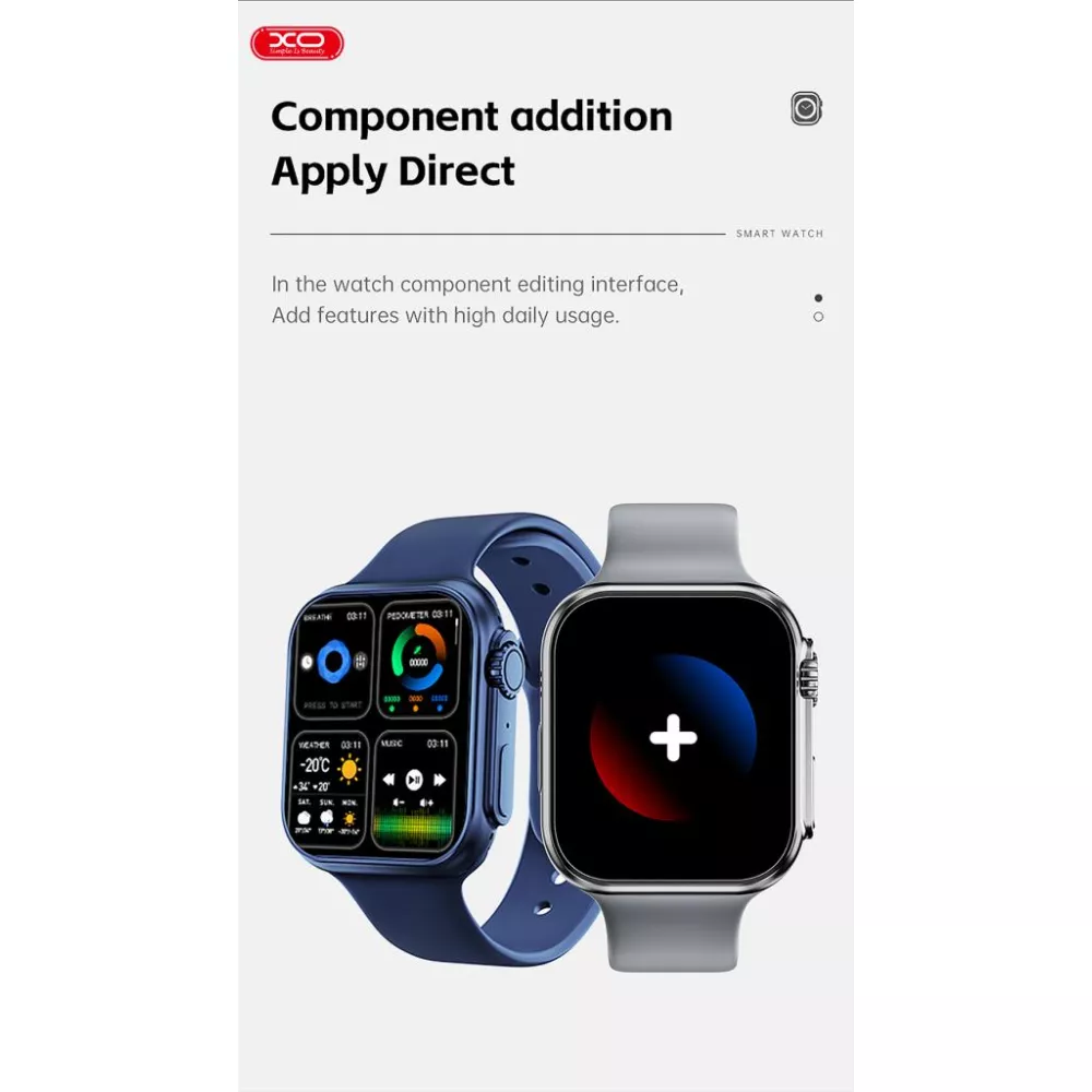  Смарт часовник XO - M8 Mini - Черен