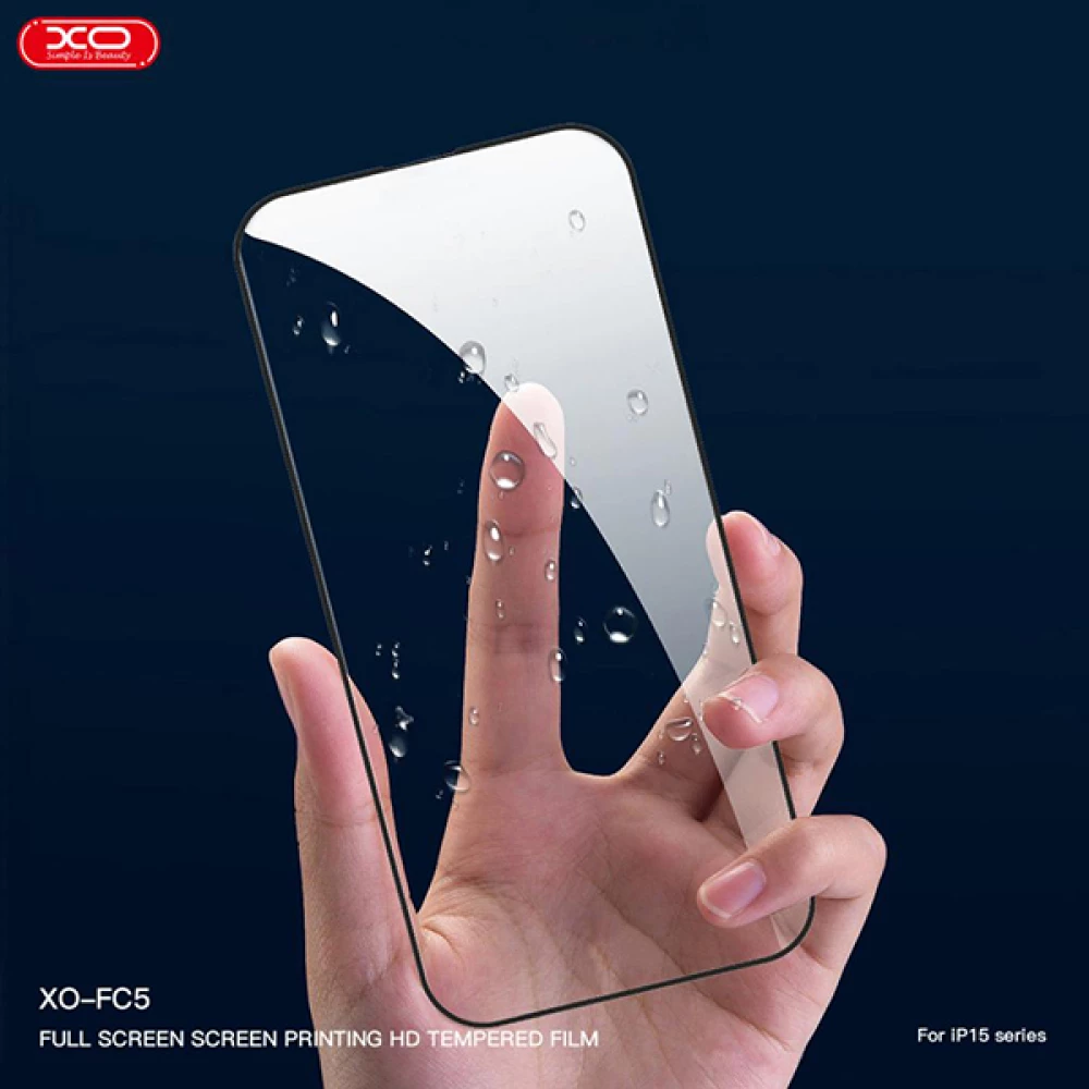  СЕТ Стъклени протектори XO 2.5D за Apple iPhone 15 Pro - 2 броя