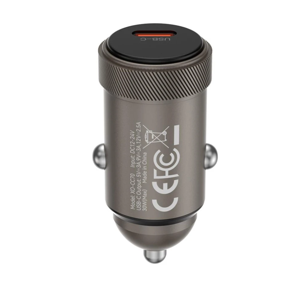 Зарядно за автомобил 12V XO - CC70 30W, USB-C