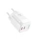 Зарядно устройство 220V XO - CE07, 35W, 2xUSB-C, GaN Зарядно устройство 220V XO - CE07, 35W, 2xUSB-C, GaN