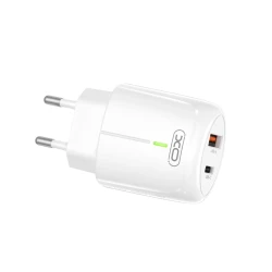 Зарядно устройство 220V XO - L114 20W, USB-A, USB-C, LED indicator