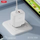 Зарядно устройство 220V XO - GaN Nitride L140 35W, 2xUSB-C + кабел Type-C към Lightning 