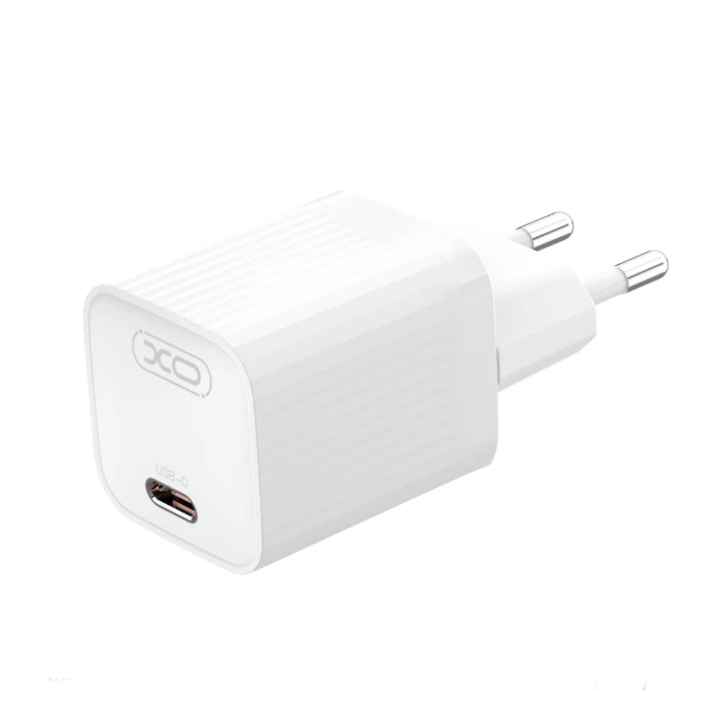 Зарядно устройство 220V XO - L148 30W, USB-C, PD + кабел Type-C към Type-C