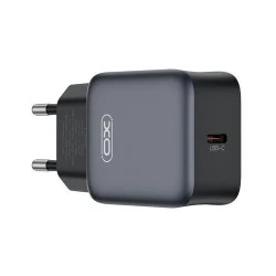Зарядно устройство 220V XO - L155 30W, USB-A + кабел Type-C към Lightning