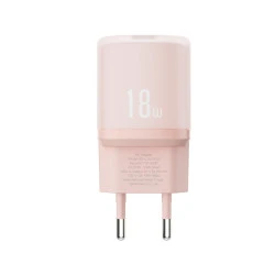 Зарядно устройство 220V XO - L157 18W, USB-A - розов