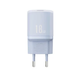 Зарядно устройство 220V XO - L157 18W, USB-A - син