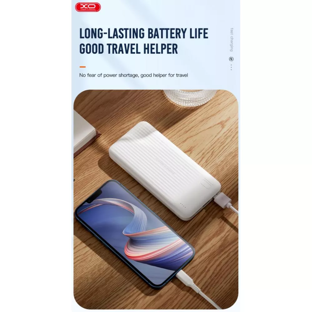 Външна батерия XO PB301 - 10 000 mAh