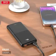 Външна батерия XO PR205 - 10 000 mAh, 20W PD, 22.5W QC