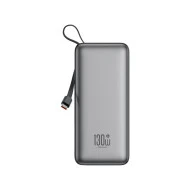 Външна батерия XO PR268 + двупосочен кабел Type-C - 20 000 mAh, 130W