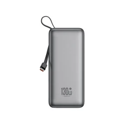 Външна батерия XO PR268 + двупосочен кабел Type-C - 20 000 mAh, 130W