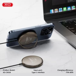 Безжично зарядно 15W MagSafe със стойка - XO - CX028 