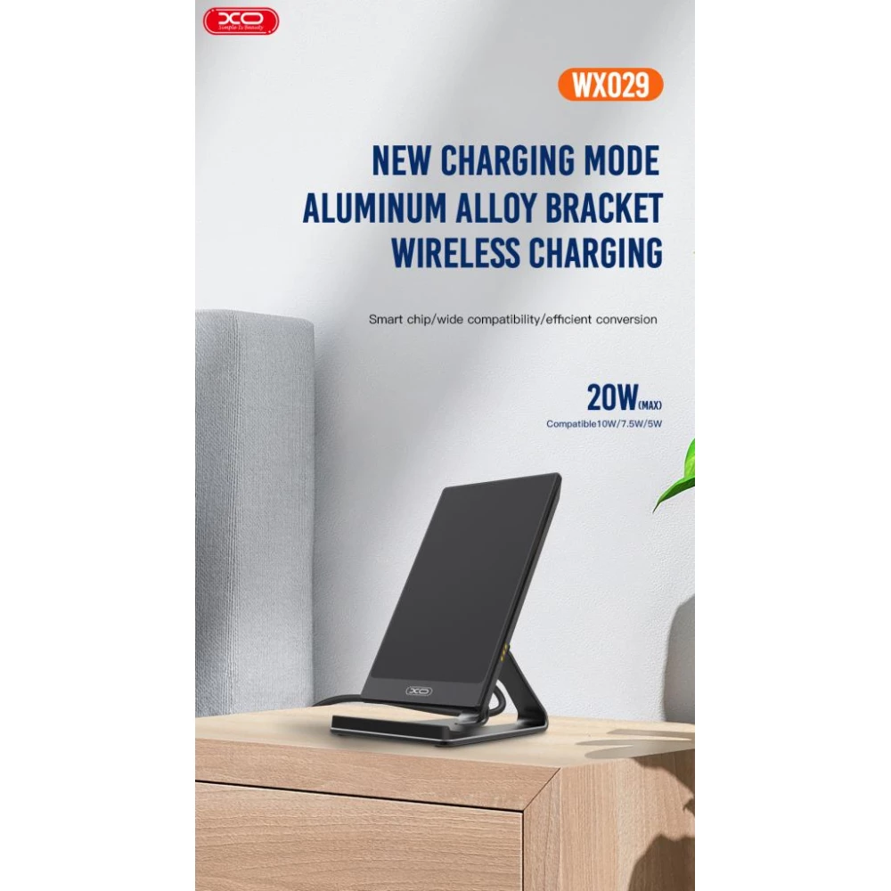 Безжично зарядно 20W - XO - WX029 