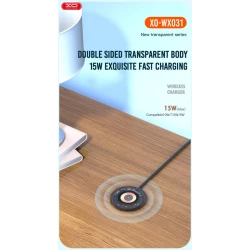 Безжично зарядно 15W - XO - WX031 