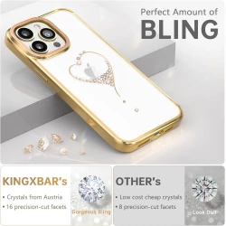 Калъф Kingxbar Wish Series за Apple iPhone 14 - златен