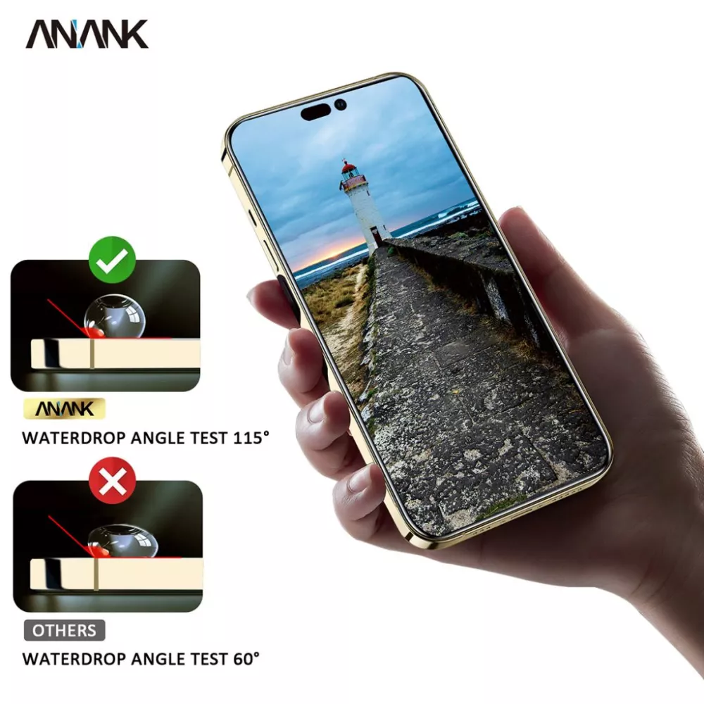 ПОДСИЛЕН стъклен протектор ANANK 2.5D за Apple iPhone 14 Pro Max ПОДСИЛЕН стъклен протектор ANANK 2.5D за Apple iPhone 14 Pro Max