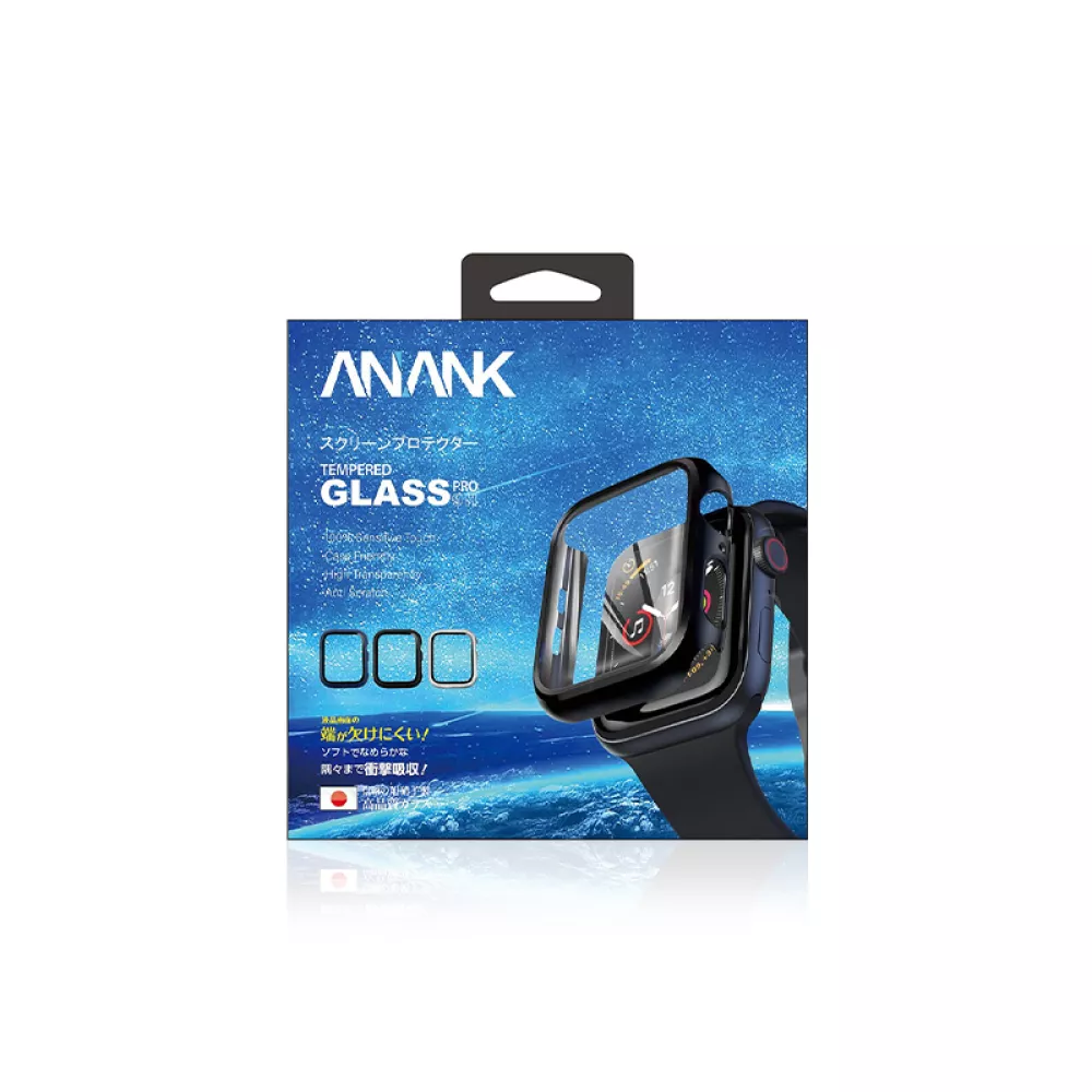 Силиконов протектор със стъкло за смарт часовник Apple iWatch Series 4 44мм