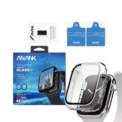 Силиконов протектор със стъкло за смарт часовник Apple iWatch Series 4 44мм