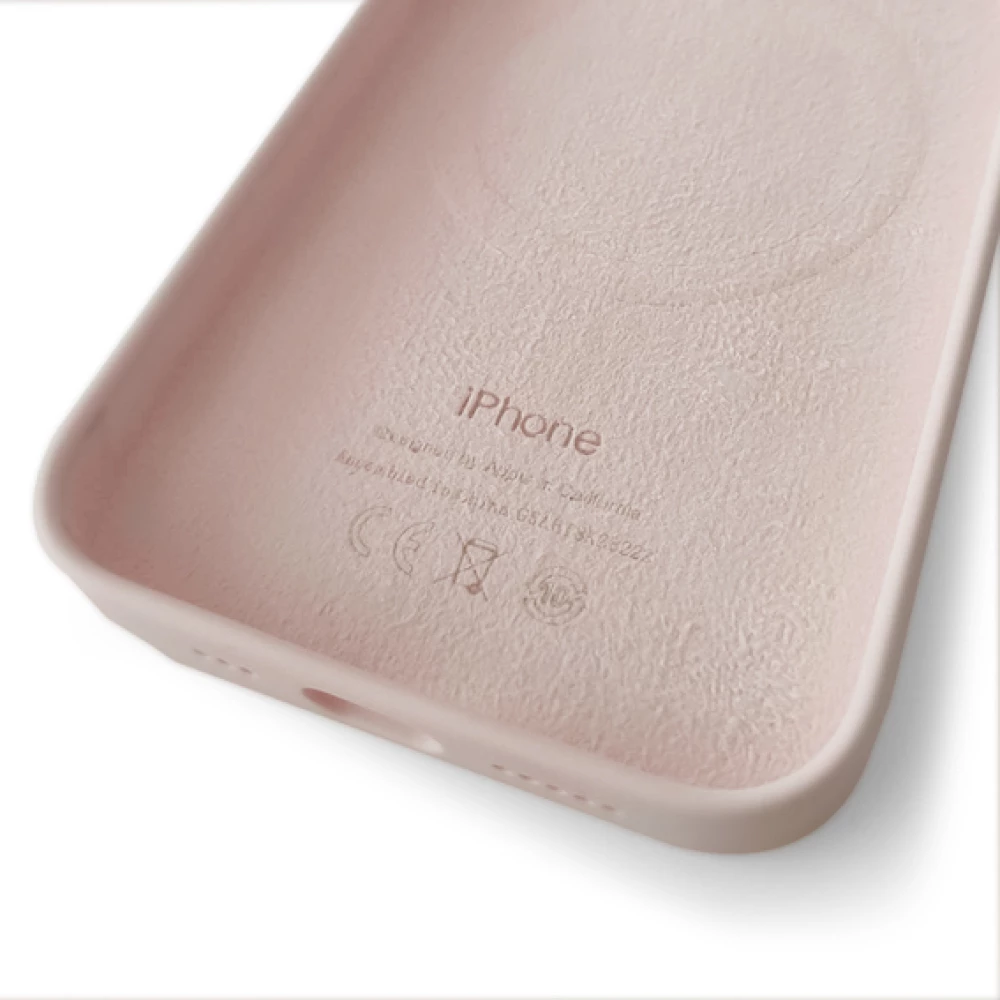  Калъф Silicone MagSafe за Apple iPhone 15 - Orange Sorbet