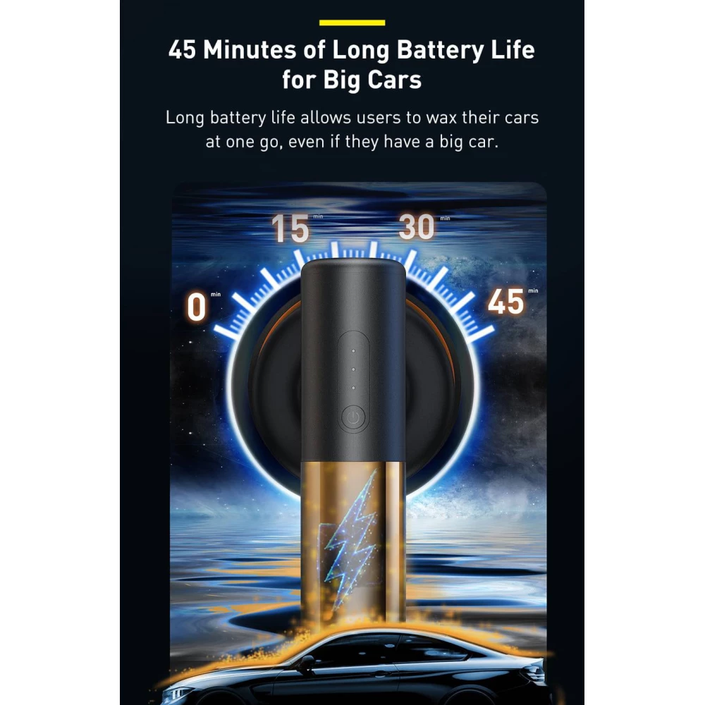 Eлектрически шлайф за полиране Baseus - (CRDLQ-B01) Eлектрически шлайф за полиране Baseus - (CRDLQ-B01)