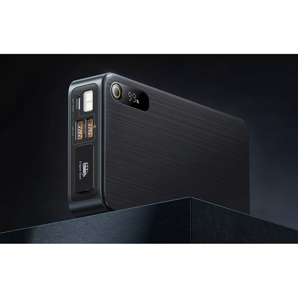 Стартер за автомобил и външна батерия Baseus - Super Energy PRO Car Jump Starter (CGNL070001) - 16 000 mAh, 1600A + фенер