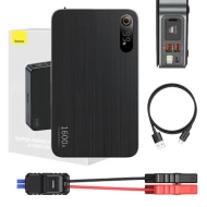 Стартер за автомобил и външна батерия Baseus - Super Energy PRO Car Jump Starter (CGNL070001) - 16 000 mAh, 1600A + фенер