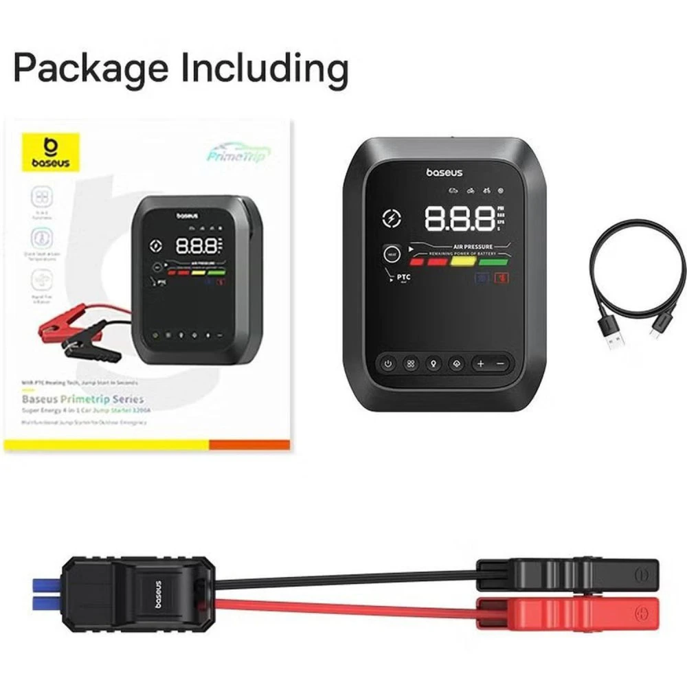      Стартер за автомобил Baseus Super Energy Series (C00245903111-00) - 1200A