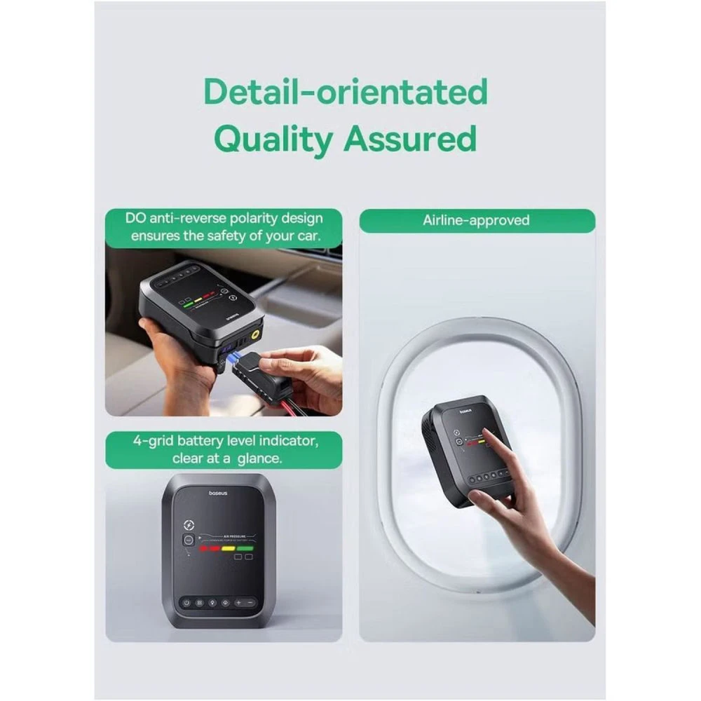      Стартер за автомобил Baseus Super Energy Series (C00245903111-00) - 1200A