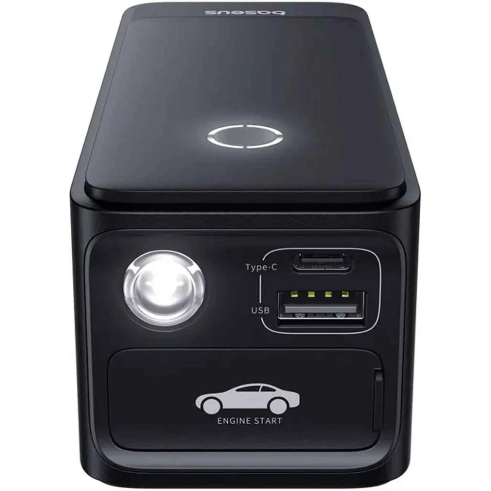     Стартер за автомобил и външна батерия Baseus Super Energy Alpha Series (C00259200121-00) - 6 000 mAh, 600A + фенерче