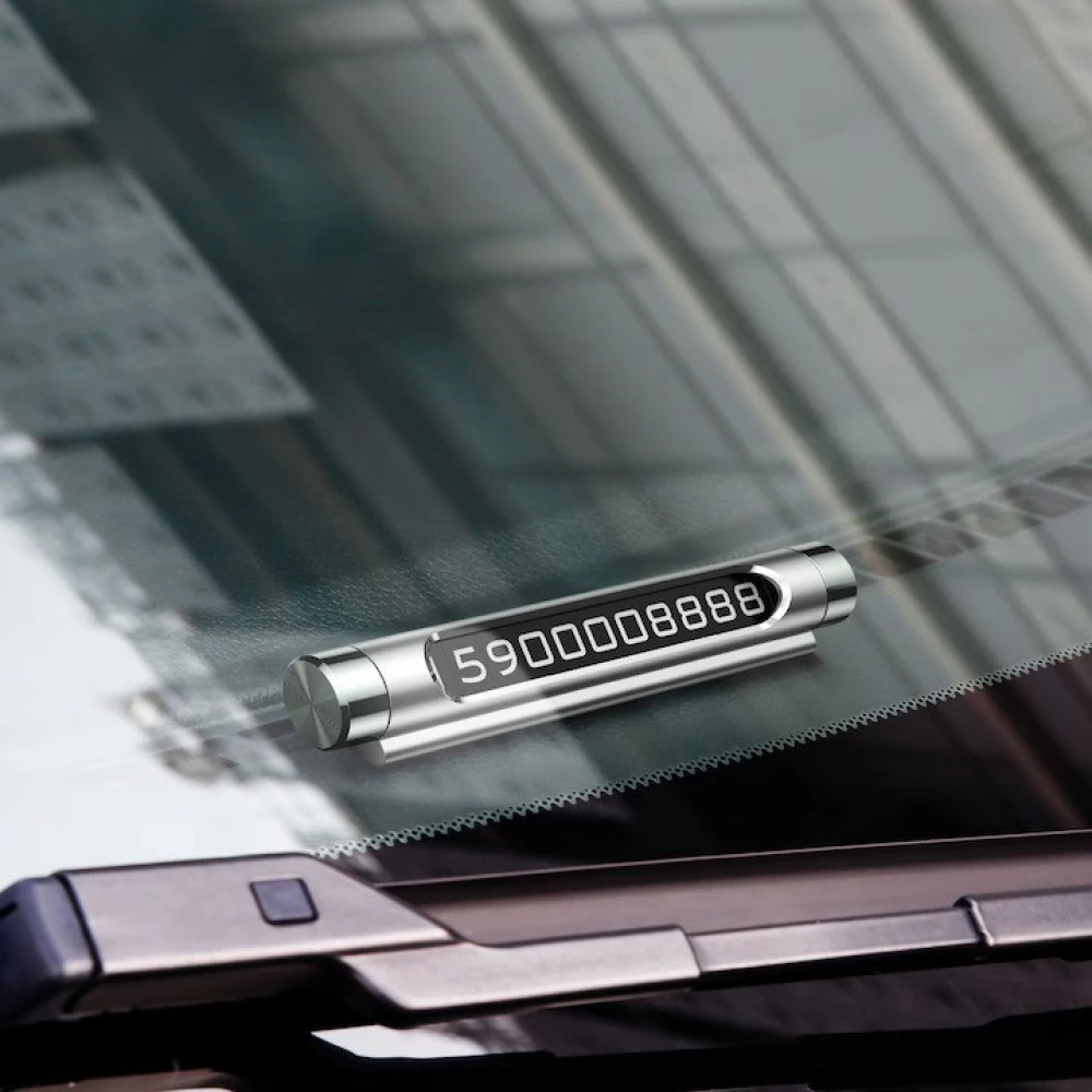 Паркинг визитка за телефонен номер за автомобил BASEUS - (ACNUM-01) 