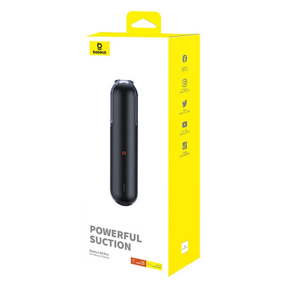 Прахосмукачка за автомобил Baseus - Car Vacuum Cleaner A0 Pro - (C30466500111-00) Прахосмукачка за автомобил Baseus - Car Vacuum Cleaner A0 Pro - (C30466500111-00)
