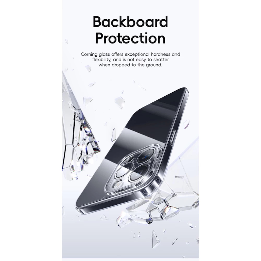 Калъф + стъклен протектор BASEUS Corning за Apple iPhone 15 Pro