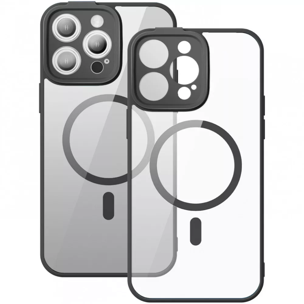 Калъф + стъклен протектор BASEUS Frame MagSafe за Apple iPhone 14 Plus + протектор